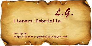 Lienert Gabriella névjegykártya